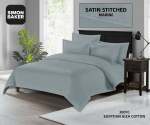 Simon Baker 300TC 100% Egyptian Cotton Flat Sheet XL Marine Various Sizes - Single three Quarter XL 180CM X 270CM Marine