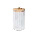 Wave Glass Storage Jar - 600ML