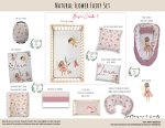 Cot Duvet Bedding Natural Flower Fairy Set