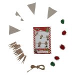 Reindeer Banner Kit 30 PC Diy Decor