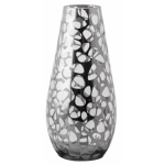 Silver Leopard Print Glass Vase 40 Cm