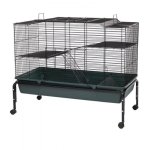 Extra Large Rabbit Cage With Stand On Wheels 101.5 X 51 X 84CM