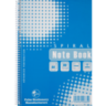 A4 Feint & Margin Spiral Notebook 80 Page