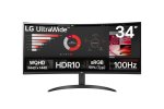 LG Ultrawide 34 Qhd Va Curved Monitor 100HZ