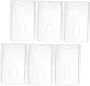 6PCS Vertical Badge Holders Acrylic Business Card Holders For Office School