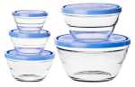 Lambada 5PC Blue Bowl Set - 14075952