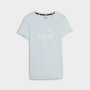 Puma Kds Ess+ Logo Tee G _ 173761 _ Blue - L / Blue
