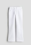 Flared Joggers - White