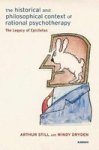 The Historical And Philosophical Context Of Rational Psychotherapy - The Legacy Of Epictetus Paperback