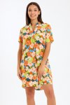 Robin Relaxed Oversized Short Sleeve Shirt Dress