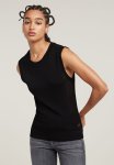 G-star Raw Pointelle R Knit Wmn Sl - Black