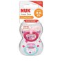 Nuk Soother Silicone Happy Days Girl - Size 1