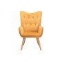 - Logan Velvet Chair - Mustard