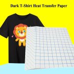 A4 Inkjet Dark T-Shirt Heat Transfer Paper For Light Cotton Fabric Heat Press Printing