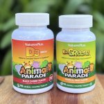 Animal Parade Combo Pack Kid Greenz + Vitamin D3 Natures Plus