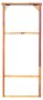 Door Frame Hardwood 76X38MM Section Single Door W870MM X H2100MM