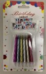 Happy Birthday Candles 12 Pieces