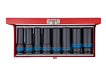 Socket Set 1 2" Deep Impact 12-24MM 6PT 8PC