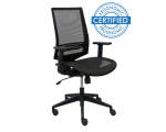 Accent Office Chair With Black Mesh Seat Certified Ergonomic Chair