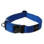 Rogz Pet Products Rogz Utility Extra Extra Large 40MM Landing Strip Dog Collar - Blue Reflective