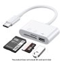 3-IN-1 Sd Card Reader Otg Adapter 2.0/3.0 Port Compatible For Macbook Pro Laptop PC Camera Mobile Phones