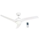 Bright Starts Bright Star Ceiling Fan With Remote 3 Blades White