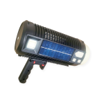 Solar Powered Searchlight With Mosquito Electric Shock Killer