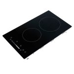 Elba – Electric 2 Burner Hob Vitroceramic Domino Glass – LT2-07