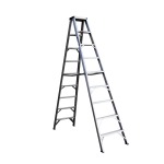 9 Step Double Sided A-frame Aluminium Ladder