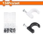 Wadfow 134 Piece Cable Clip Kit
