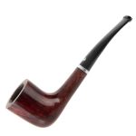 Rossi Rubino Antico By Savinelli - Handmade Wood Briar Pipe Deep Red Hand Brushed Polished Finish 6MM Brown-red 8404