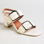Madison Marilyn Block Heel - White - 8