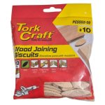 Tork Craft Wood Joining Biscuits NO.10 50 Piece 53MM