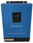 Kingstar 3.5KVA 24VDC 60A Pure Sine Wave Inverter-off-grid Solar Inverter 60A Pwm Solar Charge Controller 3000W Rated Power Max Watt Output 3.5KW Peak