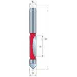 Panel Pilot Router Bit D-12.7MM X H-31.75MM X H-96.2MM X A-1 2" 28-10450P