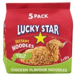 Lucky Star Chicken Flavour Instant Noodles 5 Pack