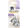 Tommee Tippee Closer To Nature Slow Flow Teat 2 Pack 0M+