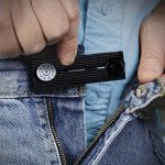 2 4 6PCS Waist Extension Buckle Elastic Adjustable Buckle Pregnant Woman Fat Man Pants Loose Tight Buckle