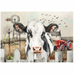 Deco Print Friesian Cow