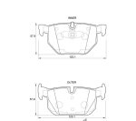 Kbc Brake Pads Rear For Bmw 3 Series