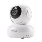 Lifesmart Wireless Camera 1080P|PTZ|270DEGREE|MICRO Sd Card Slot – Ac Power Supply – White