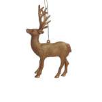 Deer Plastic Gold Looking To The Front 5X11X14CM
