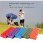 Camping Foam Mat 4pcs Foldable Seat Cushion Waterproof Foam Seat Cushion Camping Sleeping Pad Outdoor Mat Hiking Backpacking Climbing