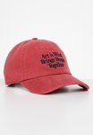 Classic Dad Cap - Art Is What Brings People Together red