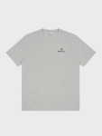 Essential Crew Neck Tee - Light Melange - Grey XXL