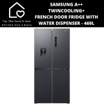 Samsung A++ Twincooling+ French Door Fridge With Water Dispenser - 469L