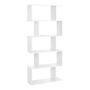 Modern Wooden Display Shelf 5-TIER Storage For Books & Decor