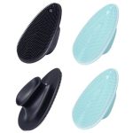 4 Pack Silicone Face Scrubber Beomeen Facial Cleansing Brush Soft Silicone Facial Exfoliation And Massage Brush Blackhead Scrubb