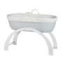 Dreami Moses Basket And Stand - Pebble Grey