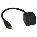 HDMI Splitter 1 Input To 2 Output Male To 2 X Female